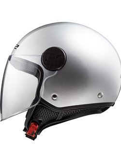Open face helmet LS2 OF558 Sphere Solid silver
