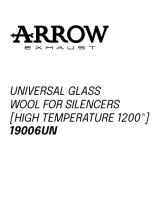 Arrow uniwersalna wełna szklana do tłumików [wysoka temperatura 1200º]