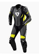 Kombinezon motocyklowy jednoczęściowy REV’IT! Control czarno-fluo żółty