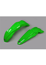Komplet błotników UFO do Kawasaki KXF 250 (21-), KXF 450 (19-) zielony