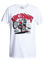 Koszulka motocyklowa John Doe Wheele biała
