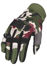 Rękawice cross Scott X-Plore zielono-brązowo-szare