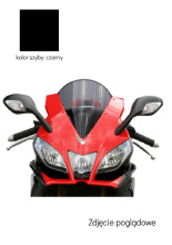 Szyba motocyklowa MRA Oryginalny kształt "O" Aprilia RSV4 / RS4 125 [09-14] czarna