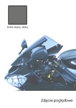 Szyba motocyklowa MRA oryginalny kształt "O" Kawasaki ZX 10 R (04-05) / Z 750 S (05-) przyciemniana