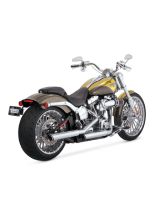 Tłumik motocyklowy Vance & Hines 3" Twin Slash do wybranych modeli Harleya Davidsona Chromowany