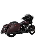 Tłumiki motocyklowe Vance & Hines Torquer 450 do wybranych modeli Harleya Davidsona Czarne/Frezowane