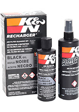 Zestaw K&N do serwisowania filtrów powietrza czarny