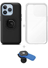 Zestaw: etui MAG na telefon iPhone 14 Pro (magnetyczne) + wodoodporny pokrowiec MAG + uchwyt kulowy Quad Lock