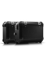 Zestaw: kufry boczne TRAX ION + stelaże EVO SW-MOTECH 45/45 L do motocykla Yamaha XT 660 R (04-16) czarny