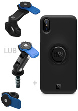 Zestaw na motocykl: etui na telefon iPhone XS MAX + mocowanie Quad Lock 