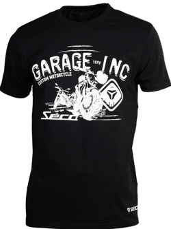 Koszulka motocyklowa Seca Garage czarne