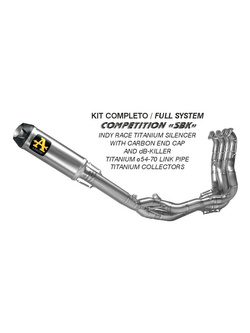 Pełny układ wydechowy Arrow Competition SBK Indy-Race [Titanium] - Kawasaki ZX-10R / ZX-10RR [21-22]