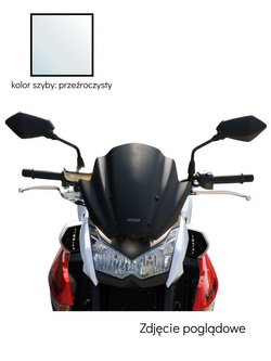 Szyba motocyklowa MRA Racing "RM" Kawasaki Z 1000 (10-13) przeźroczysta