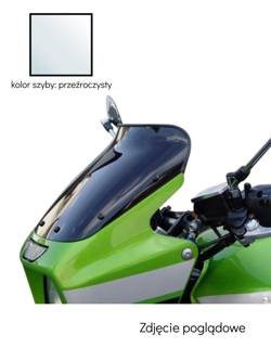 Szyba motocyklowa MRA Spoiler "S" Kawasaki ZRX 1100 (97-)/ 1200 R (01-) przeźroczysta