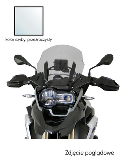 Szyba motocyklowa MRA Touring "TM" BMW R 1200 GS / Adventure [13-] przeźroczysta