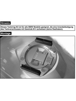 Tankring Lock-it Hepco&Becker do BMW R 1200 GS Adventure [08-13]